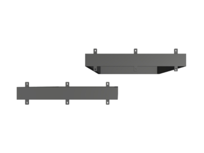 Technical bird's-eye view drawing of the Dartside bespoke steel table legs by Fuscina