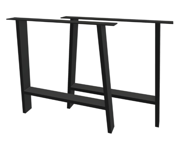 Technical perspective drawing of the Aventon bespoke steel table frame by Fuscina