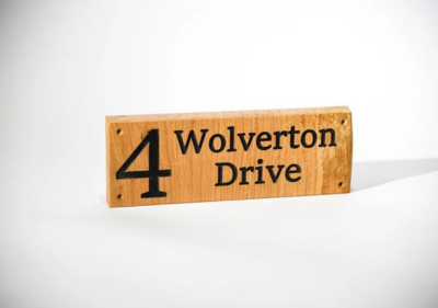 Custom Engraved House Sign