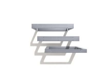 steel rectangle shaped table legs top view