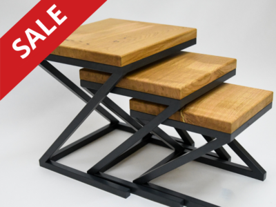 Geo Style Nest Side Tables